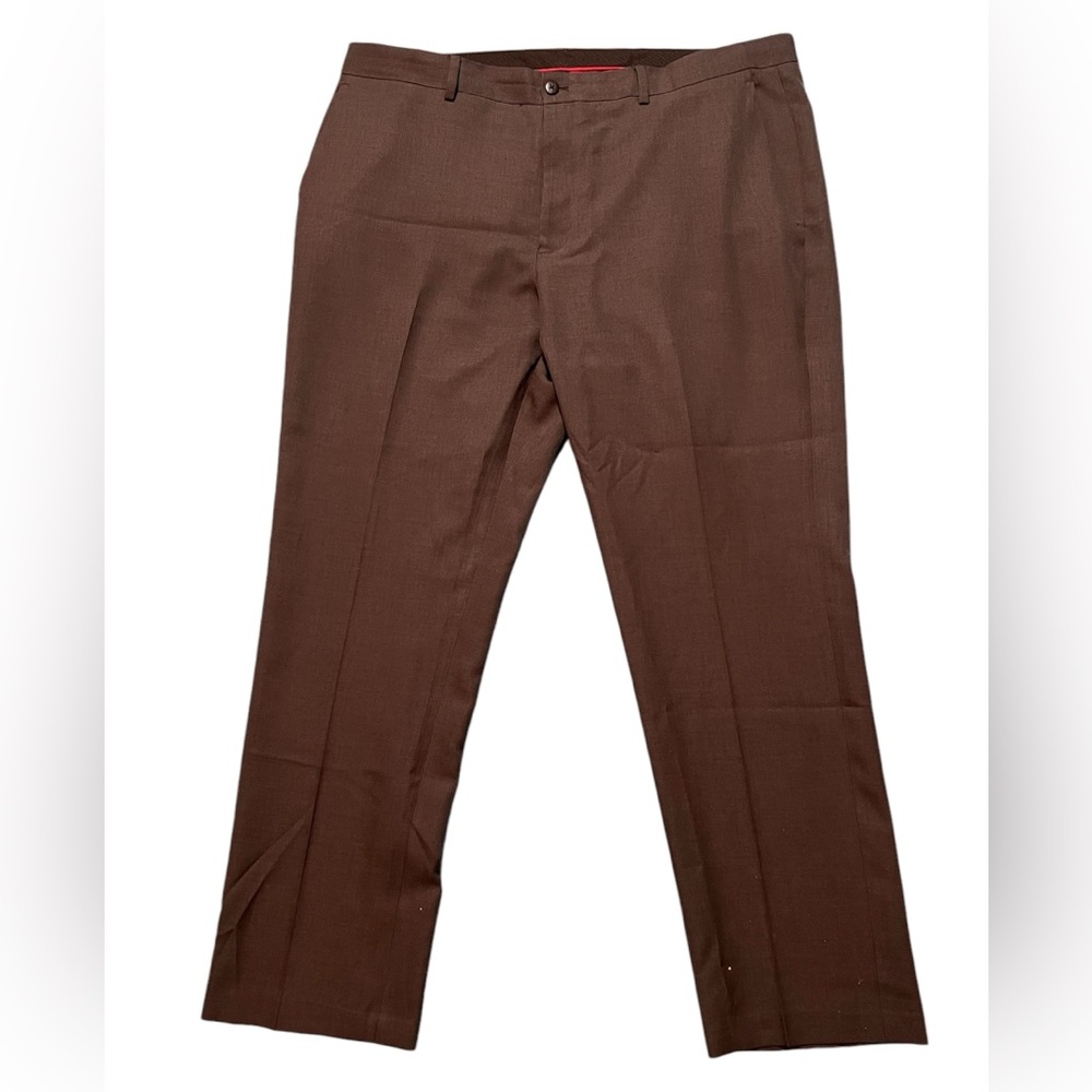 Alfani slim fit black slacks waist 38 inseam 30 100% polyester like new